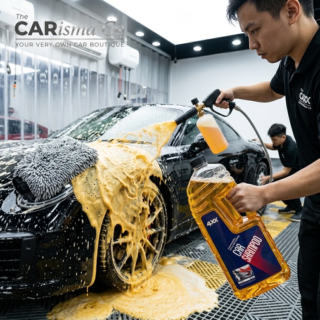 4XX Premium Car Shampoo – High Foam Car Wash for Superior Cleaning & Gloss Shine