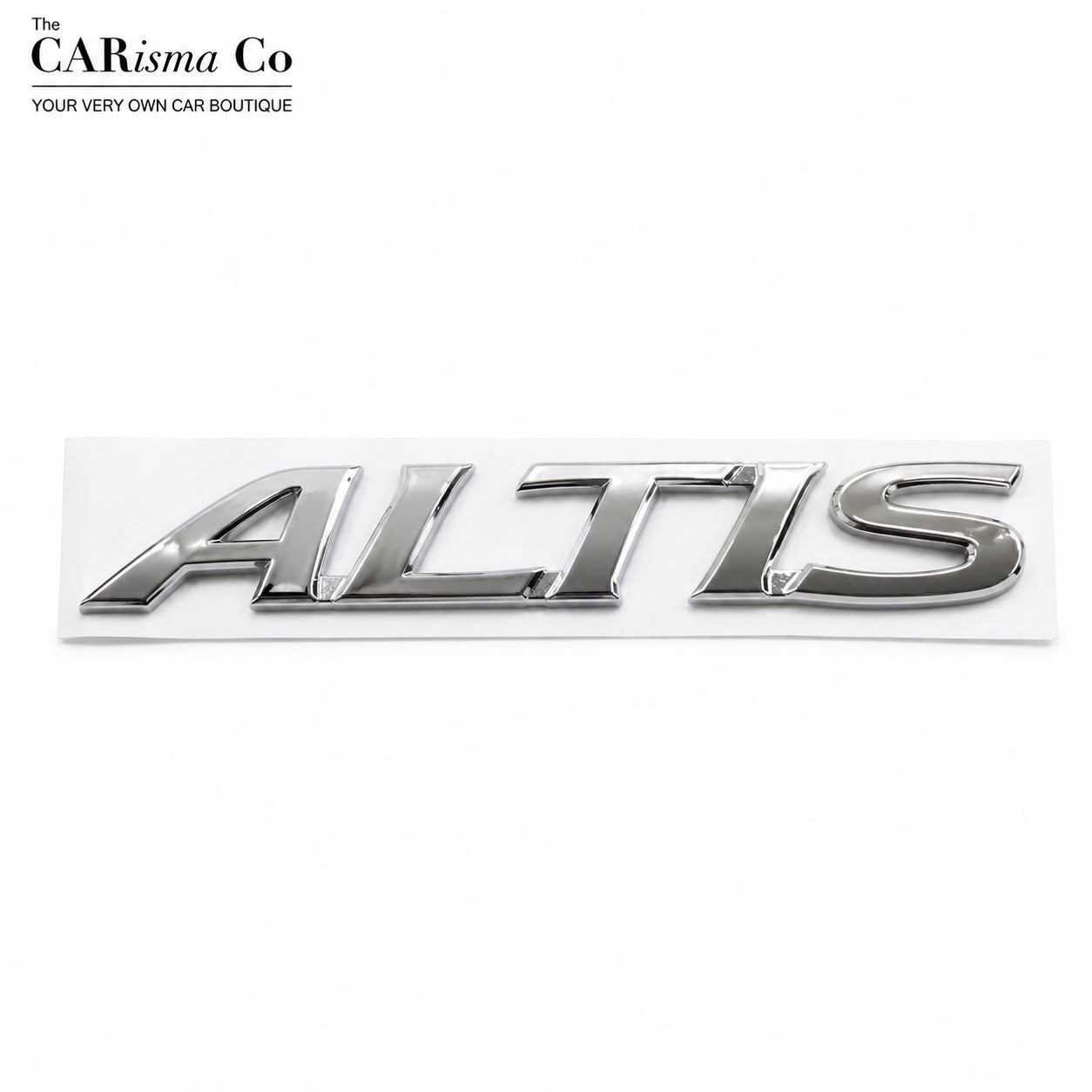 Toyota Corolla Altis Chrome Logo | Premium Replacement Emblem Badge