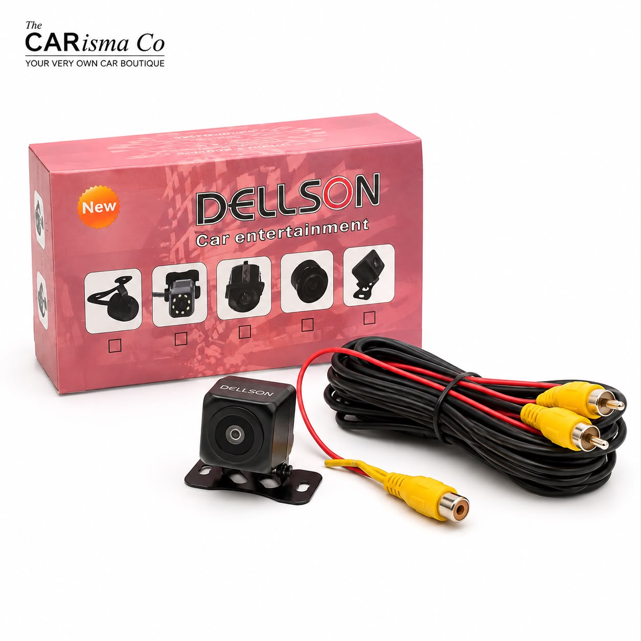 Dellson 1080P Car Rear Camera – Wide Angle HD Reverse Parking Camera