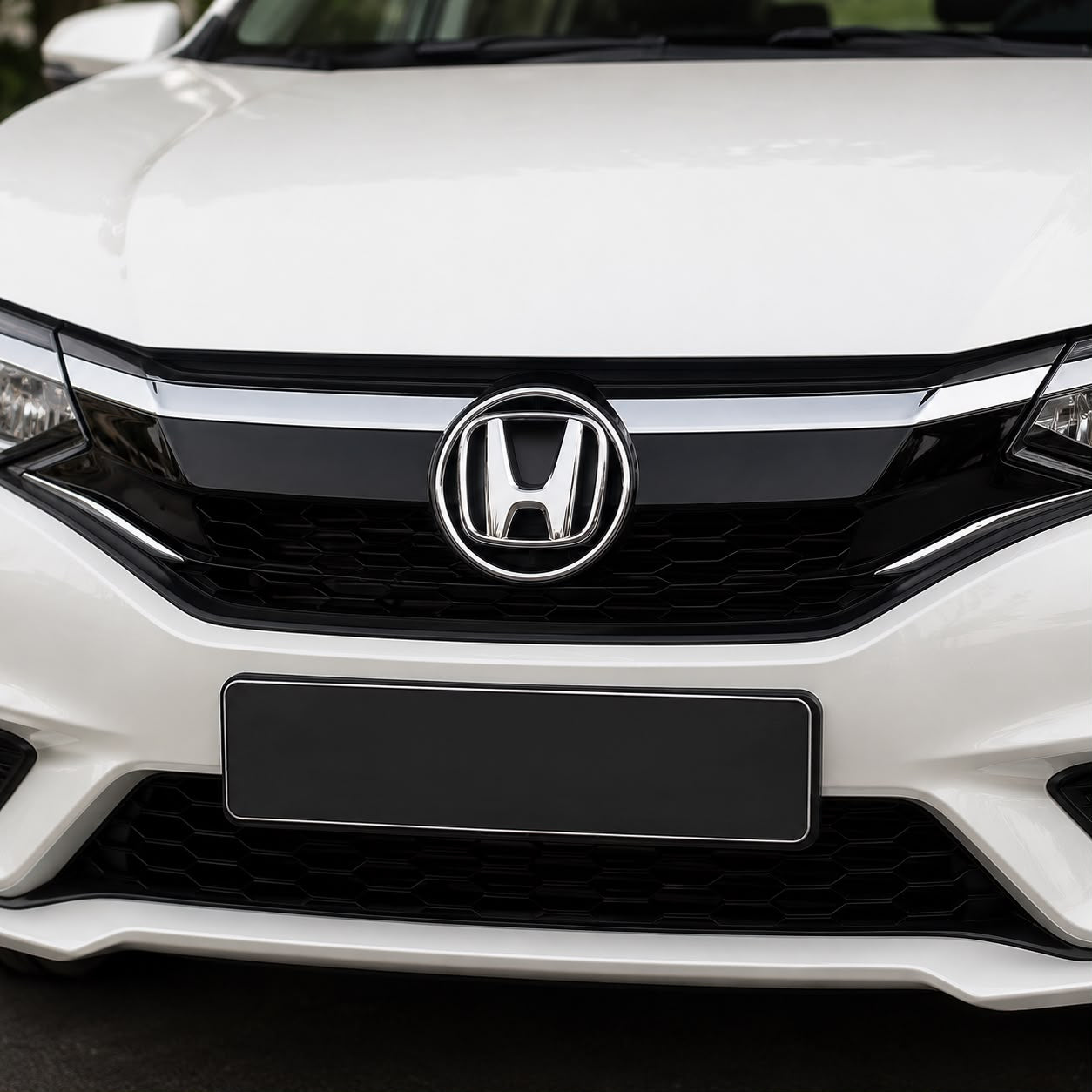 Honda Front Bonnet Chrome Logo | Premium Replacement Hood Emblem Badge