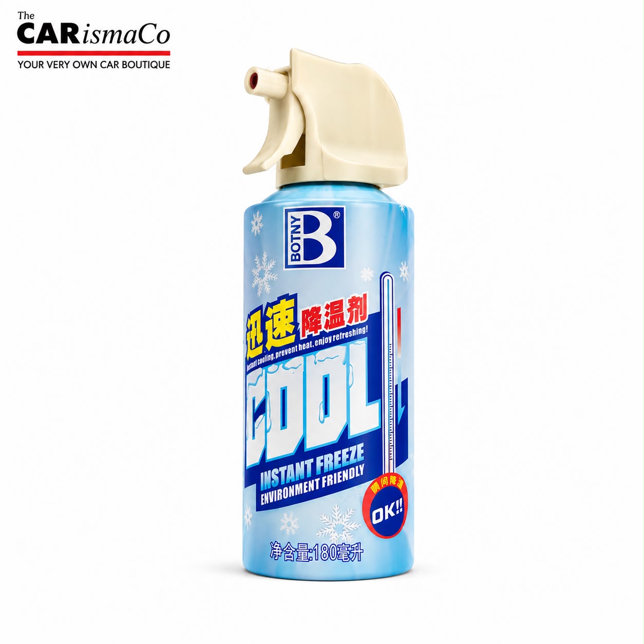 Botny Premium Instant Freezing Cool Spray – Fast Cooling Aerosol Spray for Automotive use