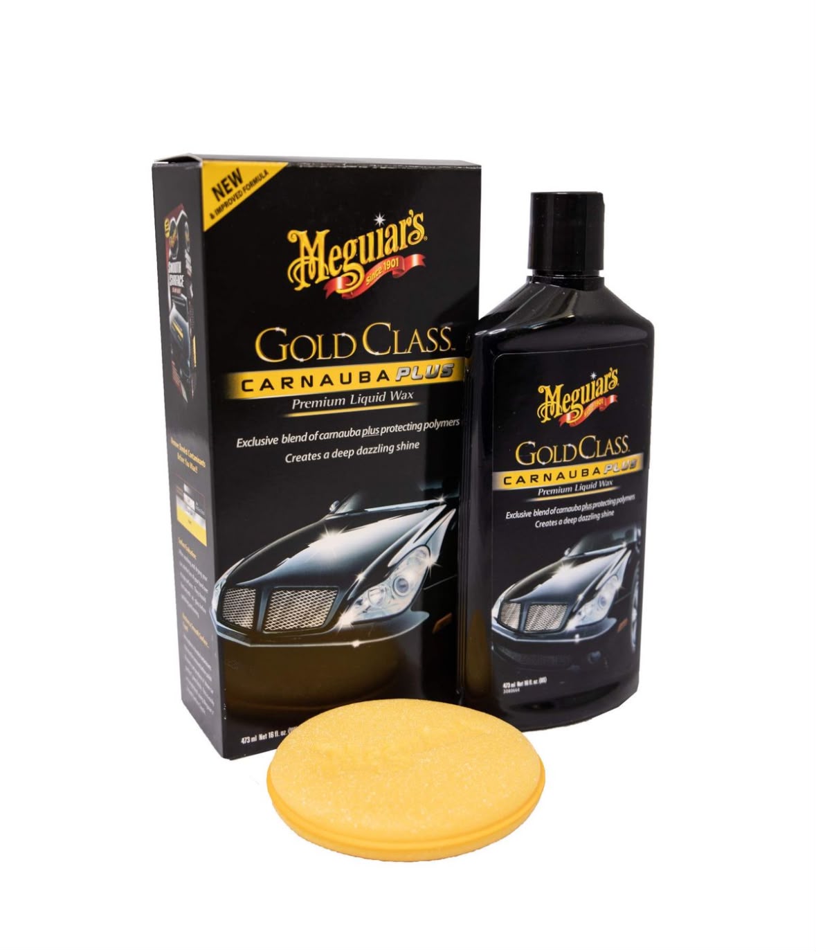 Meguiar's Gold Class Premium Liquid Wax Carnauba Plus – High Gloss Car Wax & Paint Protection