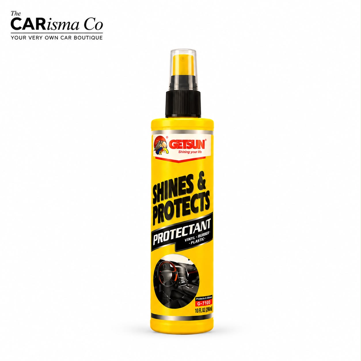 Getsun Premium Interior Polish – Dashboard Shine & Interior Protectant for Cars