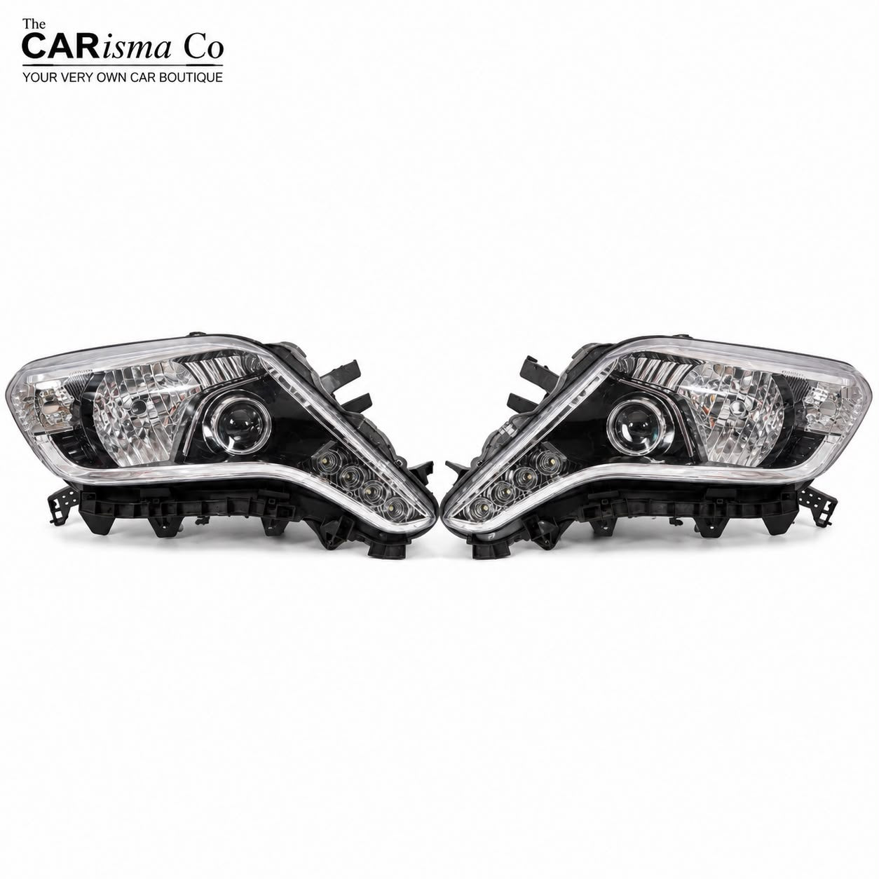 Toyota Prado TX/TZ LED Projector Headlights | Premium Aftermarket Front Headlamp Assembly